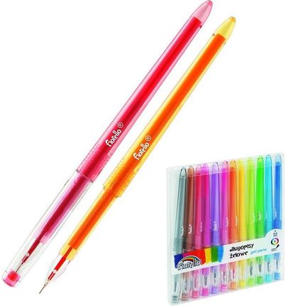 Carioca Długopisy Żelowe 12 Kolorów Fiorello