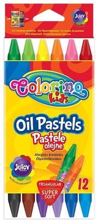 Colorino Kids Pastele olejne 12 kol. trójkątne 32636PTR