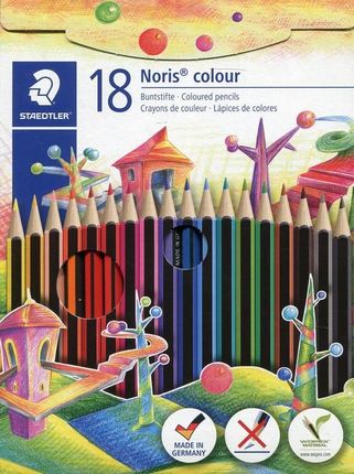 Staedtler Kredki Ołówkowe Noris Colour Wopex 18 Kolorów