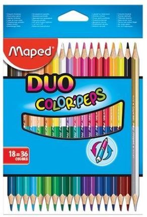 Maped Kredki Colorpeps Duo Dwustronne 18=36Kolorów