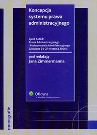 Koncepcja systemu prawa administracyjnego + CD