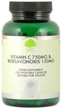 Zdjęcie G&G Witamina C 750mg z bioflawonoidami 120 kaps - Siedliszcze
