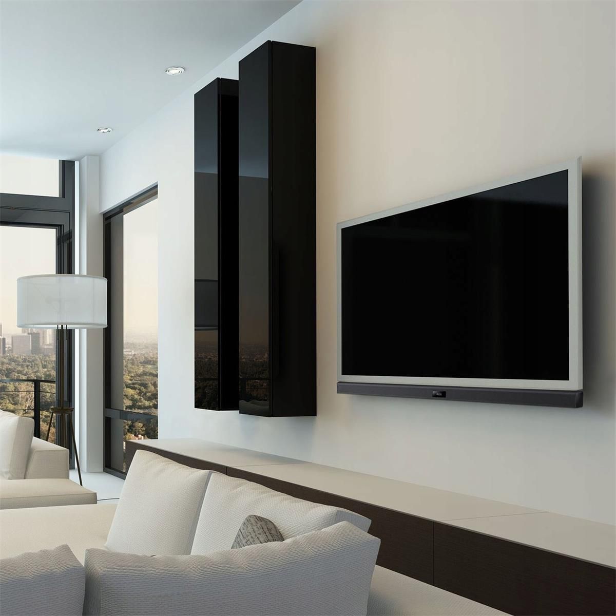 ART Uchwyt do głośników soundbar Czarny G03 - zdjęcie 5 ART Uchwyt do głośników soundbar Czarny G03