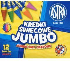 Zdjęcie Astra Kredki Świecowe Jumbo 12 Kolorów - Świdwin