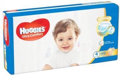 Huggies Pieluszki Jednorazowe Ultra Comfort 4 8-14Kg 50Szt