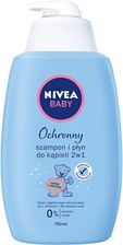 Zdjęcie Nivea Baby Ochronny szampon i płyn do kąpieli 2w1 750ml - Bartoszyce