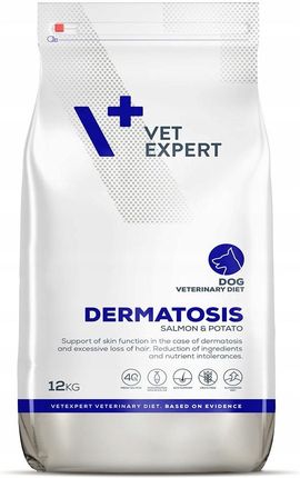 Vet Expert Veterinary Diet Dermatosis Dog Salmon&Potato Łosoś Ziemniak 12Kg