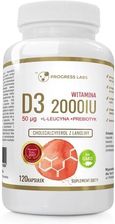 Progress Labs Witamina D3 Forte 2000IU 50 mcg 120 tabl