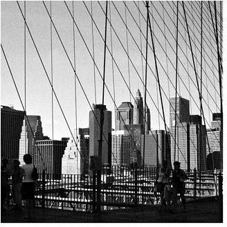 New York Bridge Reprodukcja