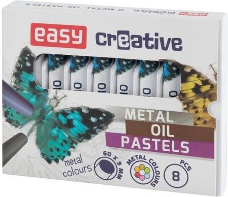 Easy Pastele Olejne Metaliczne Kolory 8 Sztuk