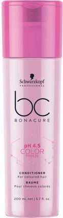 Schwarzkopf Professional Bc Color Freeze Odżywka Do Włosów Farbowanych 200 ml
