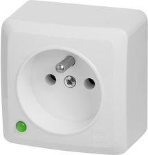 Zdjęcie Elektro-Plast Berg Gniazdo Natynkowe 2P+Z , Ip 20, Biały 373300 - Miłosław