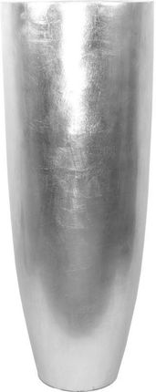 Pigmejka Wazon Ceramiczny Evora Srebrny 40x40x105 Cm