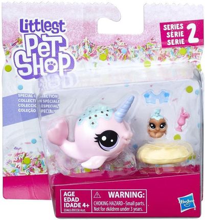 Hasbro Littlest Pet Shop Pet Pairs Narwhal Rare E0465