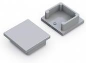 Topmet Zaślepka Srebrna Do Profilu Aluminiowego Led Smart16 2Szt (F1990040)
