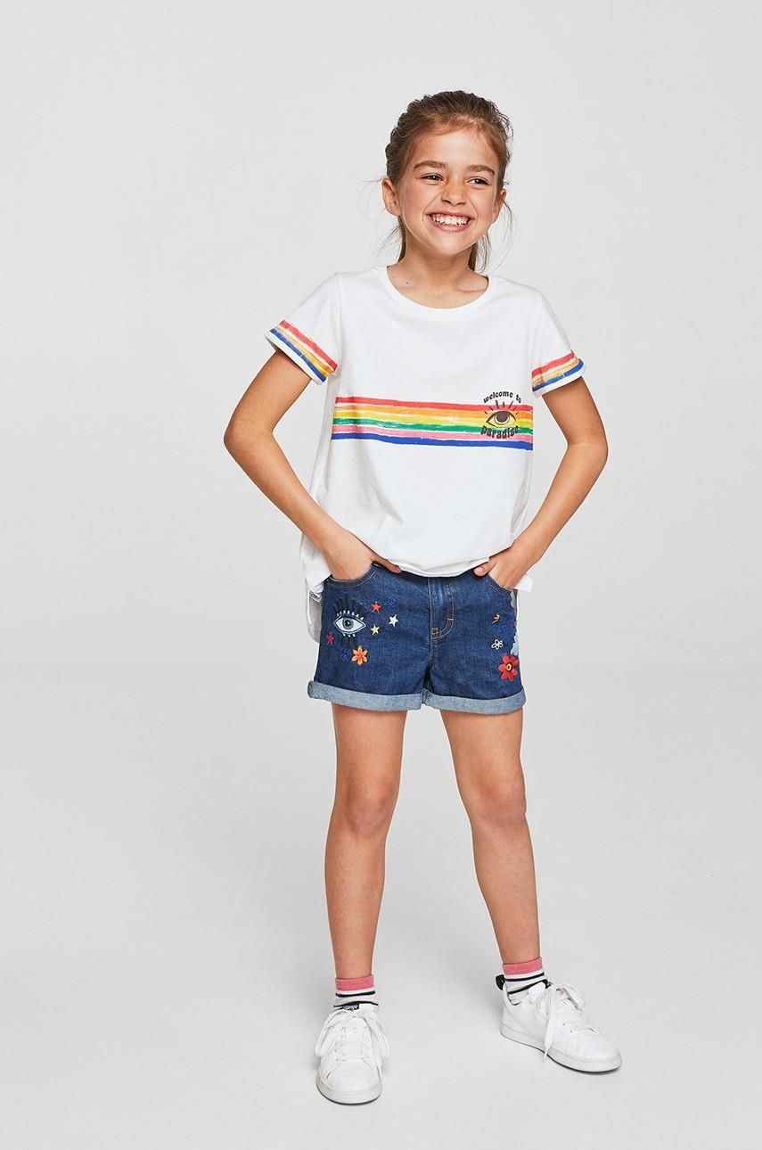 <b>Mango</b> Kids - Szorty dziecięce Bro 110-164 cm - Ceny i opinie - Ceneo.pl.