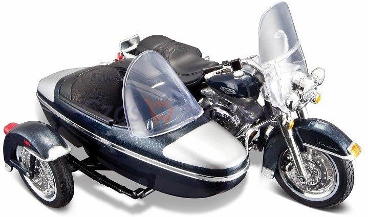 【Maisto】2001FLHRC Road King Classic(NVY) Harley-Davidson 2001 FLHRCI Road King Classic with Side Car