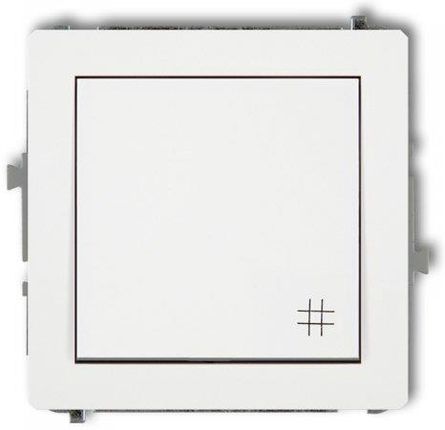 Karlik Deco mechanizm łącznika krzyżowego biały mat 25DWP6