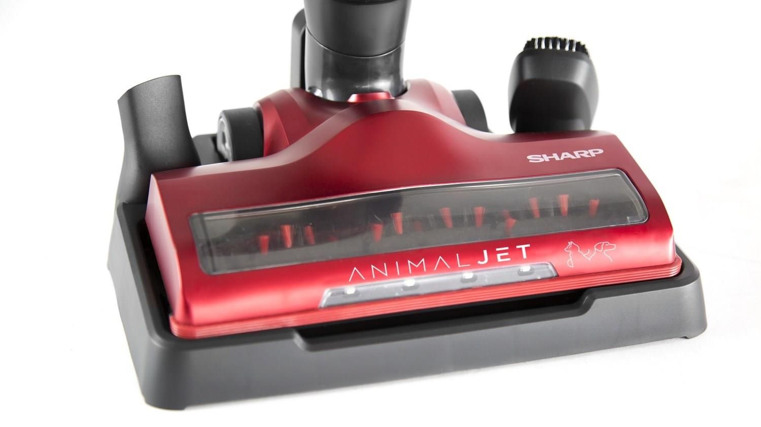 Sharp SA VS3001BR Opinie i ceny na Ceneo.pl CZERWONY Odkurzacz pionowy Sharp SA VS3001BR 0,5L