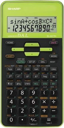 Sharp Kalkulator El-531Th Zielony Blister Sh-El531Thbgr