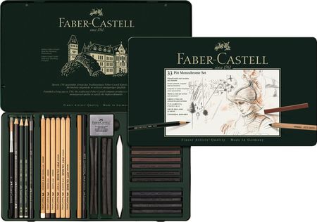 Faber - Castell Zestaw Pitt Monochrome 33 Szt. 112977 Fc