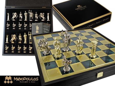 Manopoulos G&J Gp  Szachy - Battle Of Corinth Chess Set (086-5007) 