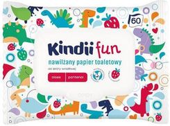 Zdjęcie Cleanic Kindii Fun Papier Toaletowy Nawilżany Do Skóry Wrażliwej 60Szt - Cieszanów