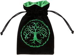 Zdjęcie Q-Workshop Sakiewka Welurowa - Leśna - Czarno-Zielona - Płock