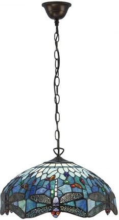 INTERIORS 1900 Lampa wisząca TIFFANY DRAGONFLY - 64080 