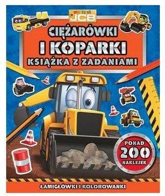 Olesiejuk My First Jcb. Ciężarówki I Koparki - Książka Z Zadaniami