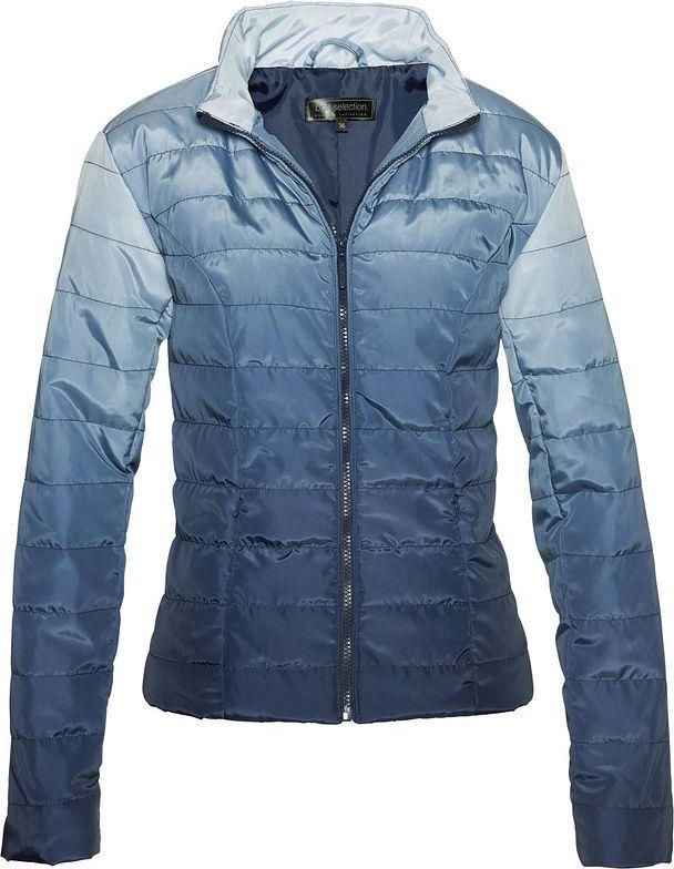 Kurtka pikowana w cieniowany niebieski 36 S 979465 Ceny i cienkie kurtki pikowane damskie cieniowane