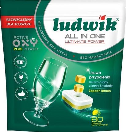 Inco Tabletki Do Zmywarek Ludwik All In One Lemon 80 Sztuk
