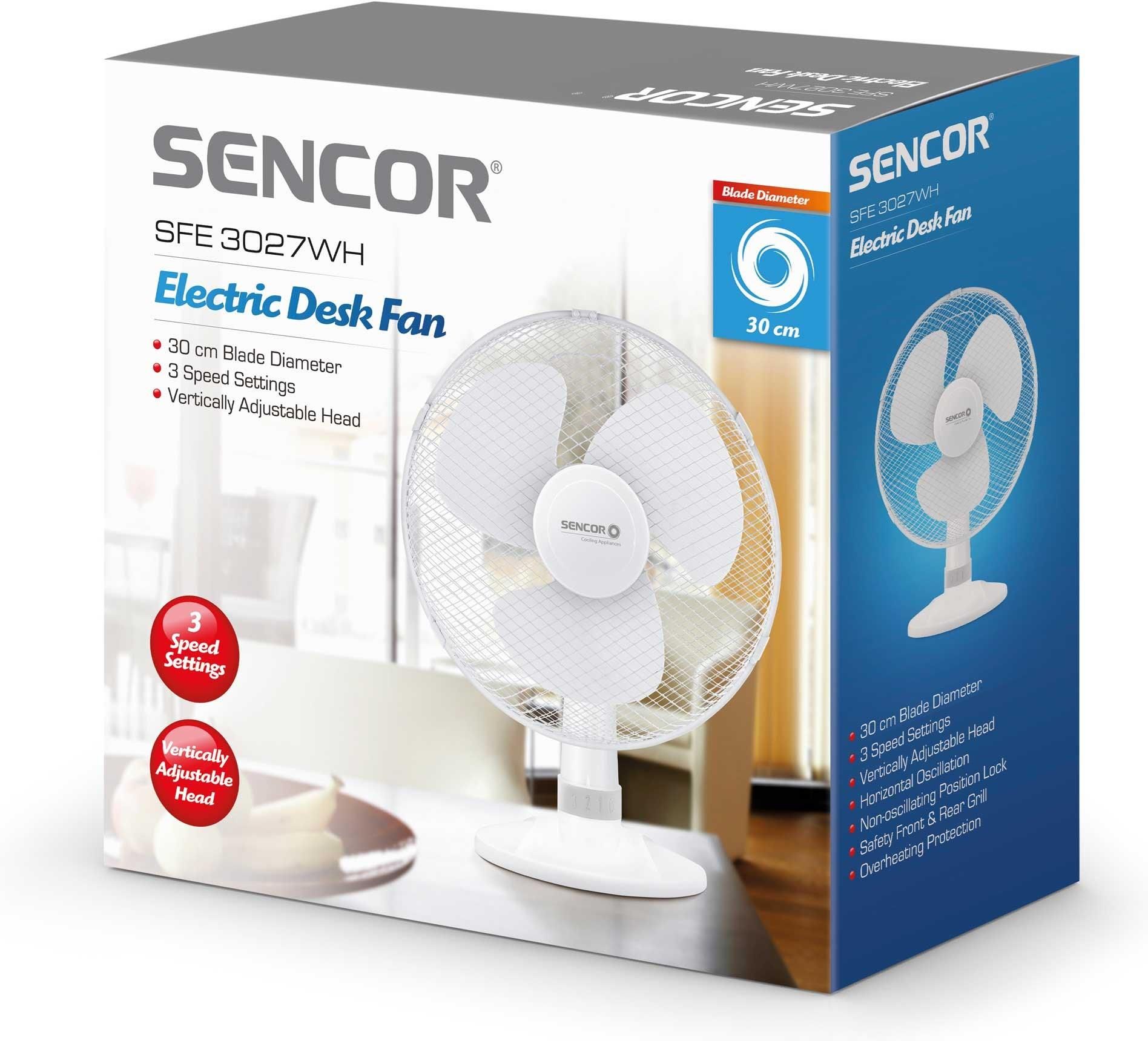 Sencor - Ventilatore da pavimento senza pale 50W/230V bianco