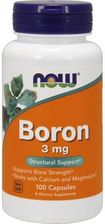 Zdjęcie Now Foods Bor 3mg 100kaps. - Złotoryja
