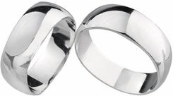 Zdjęcie Markiza Srebrne Obrączki Półokrągłe 8 Mm  - Płońsk