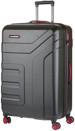 Duża walizka TRAVELITE VECTOR 72049-01 Czarna - czarny
