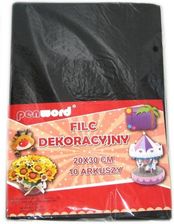 Zdjęcie Polsirhurt Filc Dekoracyjny Czarny 20X30 & 10 - Łódź