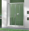 GoodHome Drzwi Prysznicowe Uchylne Podwójne Beloya 70 Cm Chrom/Transparentne