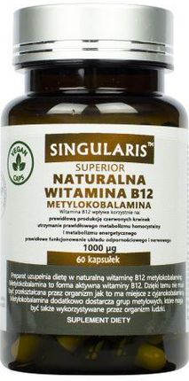 ACTIVEPHARM SINGULARIS SUPERIOR Naturalna Witamina B12 60 kaps