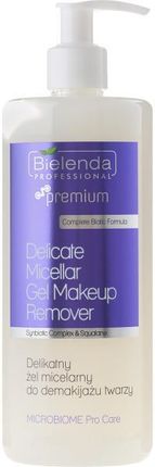 Krem bielenda professional Delicate Micellar Gel Makeup Remover micelarny delikatny do demakijażu na dzień i noc 500ml