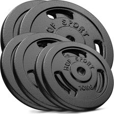 Zdjęcie Hop-Sport Zestaw Obciążeń Żeliwnych 90Kg 2X20 2X15 2X10 - Koszalin