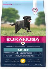 Karma dla psa Eukanuba sucha karma dla dorosłych psów dużych ras bogata w świeżego kurczaka 3kg - zdjęcie 1