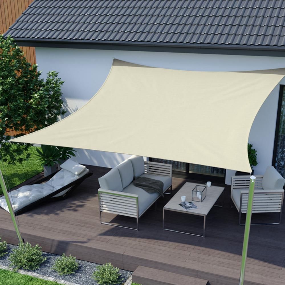 Parasol Ogrodowy Jarolift żagiel Przeciwsłoneczny Kwadratowy Z Tkaniny Wodoodpornej Kremowy 300x300 Ceny I Opinie Ceneo Pl