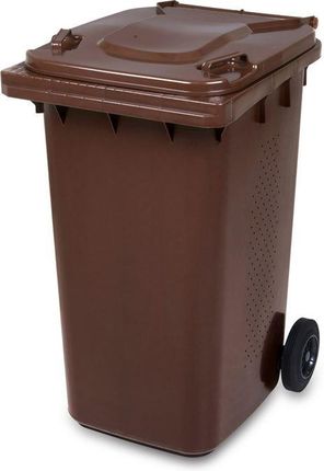 Jestic Kosz Na Śmieci Pojemnik Na Odpady 240L Bio Brązowy (wkosz240zjesbraz2)