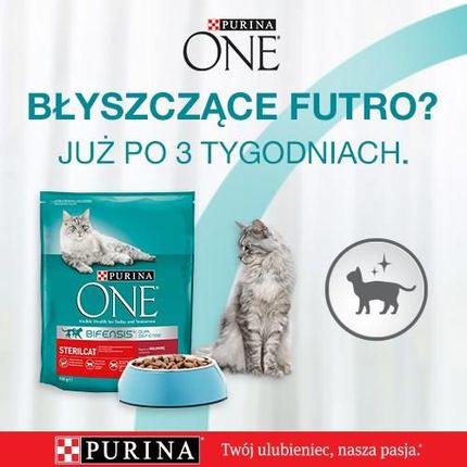 大人気アイテム Karma PURINA ONE Dual Nature Spirulina dla dorosłych kotów キャットフード