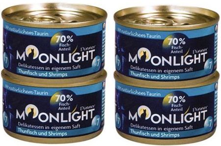 Moonlight Dinner nr 7 tuńczyk i krewetki w sosie własnym 12x80g