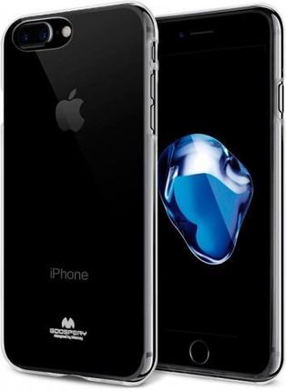Mercury Transparent Jelly do iPhone 7/8 Plus Czarny Transparentny