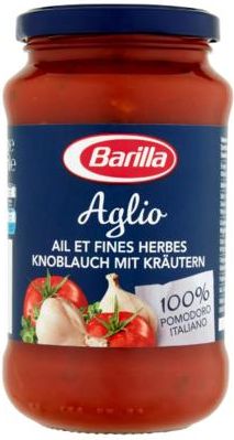 Barilla 400G Aglio Sos Pomidorowy Z Czosnkiem, Czerwonym Winem I Ziołami Do Makaronu