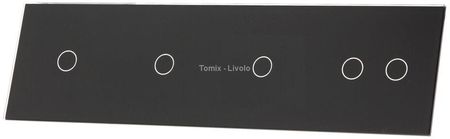 Livolo 701112-62 Czarny Panel Szklany