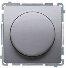 Kontakt-Simon Basic Ściemniacz Naciskowo-Obrotowy Do Led Srebrny Mat Bms9L0143